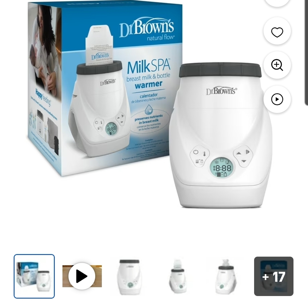 Dr. Brown's White MilkSPA Breast Milk & Bottle Warmer